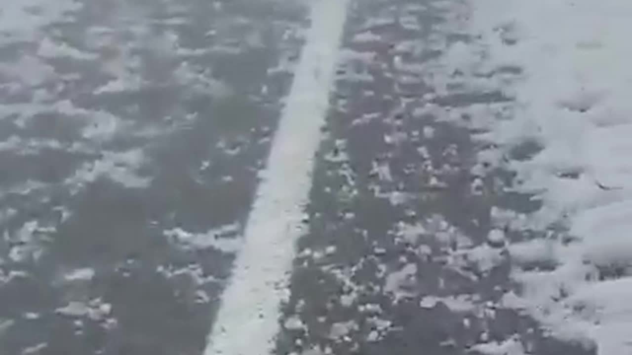 Tormenta de granizo en Requena