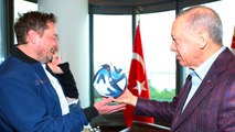 Elon Musk, Cumhurbaşkanı Erdoğan ile görüşmek için ABD’deki Türkevi'ne geldi