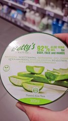 je teste du gel aloe vera