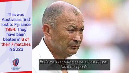 Jones defends decision to take young team to World Cup after Fiji loss