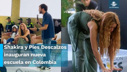 Shakira inaugura colegio en su natal Barranquilla, Colombia