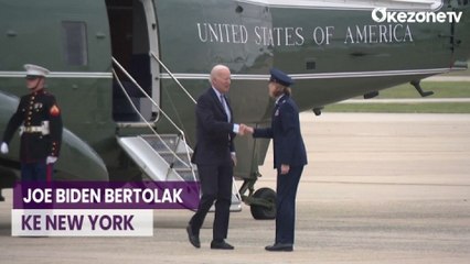 Momen Joe Biden Bertolak ke New York Jelang Pidato di PBB
