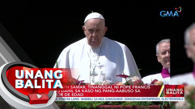 Pari sa Eastern Samar, tinanggal ni Pope Francis sa serbisyo dahil sa kaso ng pang-aabuso sa ilang menor de edad | UB