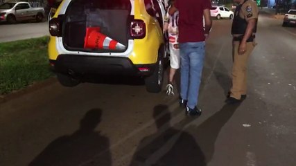 Adolescente que conduzia Celta envolvido em colisão com Strada é apreendido pela PM