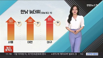 [날씨톡톡] 오늘 늦더위 속 요란한 소나기…'완연한 가을은 언제 오나요?'