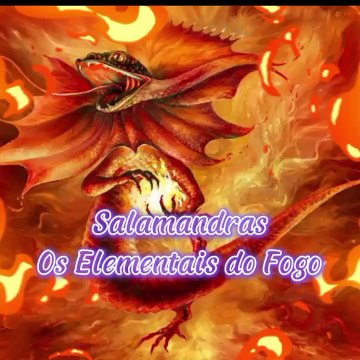 Salamandras os Elementais do Fogo.