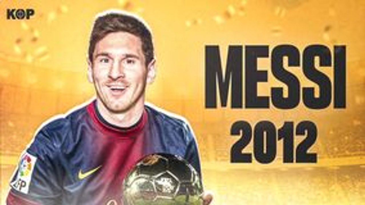 Messi 2012, la plus grande année d’un joueur de l’histoire du football ...