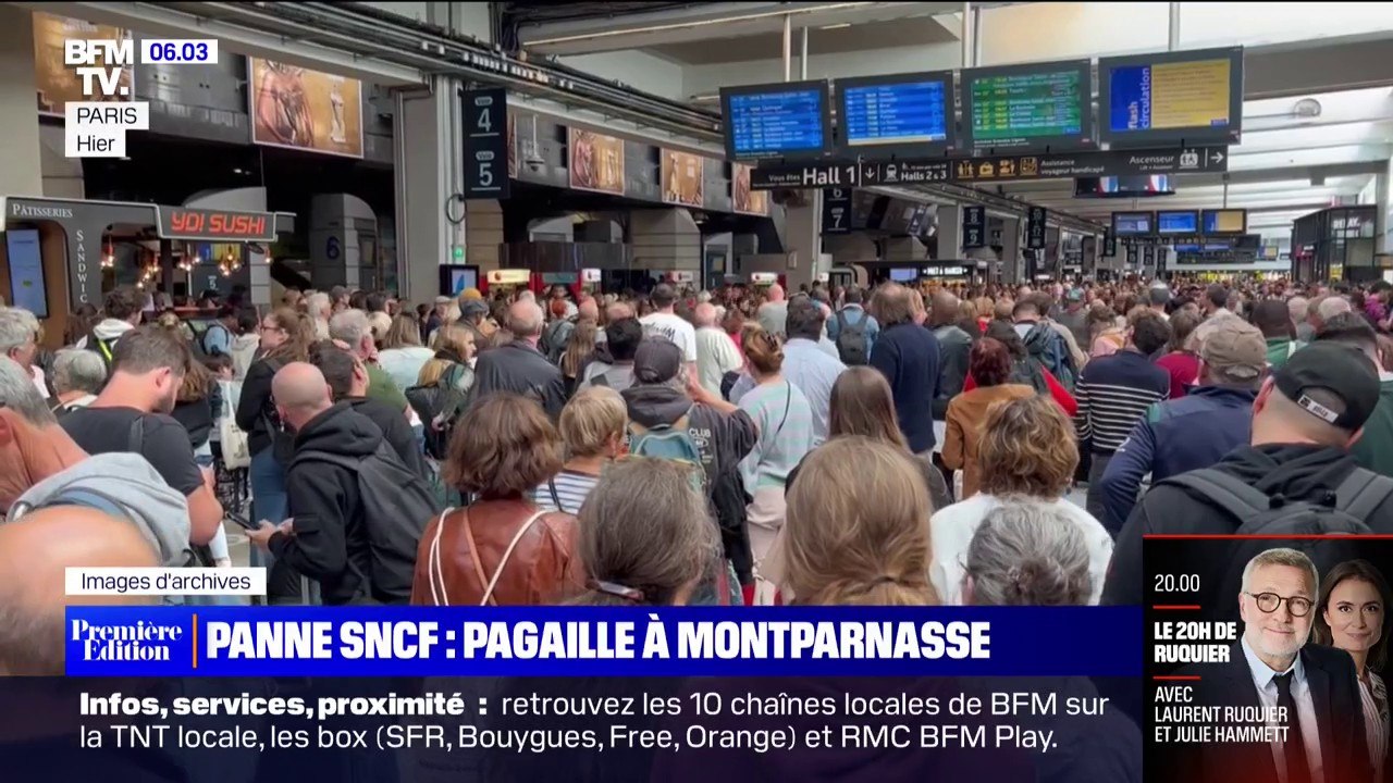 Gare Montparnasse: retour à la normale après la perturbation du trafic ce dimanche