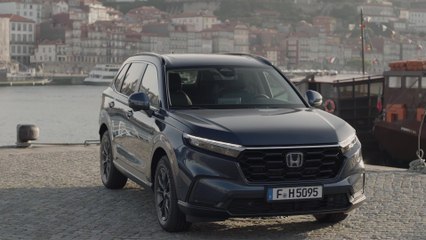 2023 Honda CR-V e:HEV Design Preview in Canyon River Blue Metallic