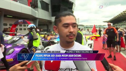 Tunku Abu Bakar Ibrahim berjaya pertahan kedudukan podium sepanjang Siri FT World Challenge Asia