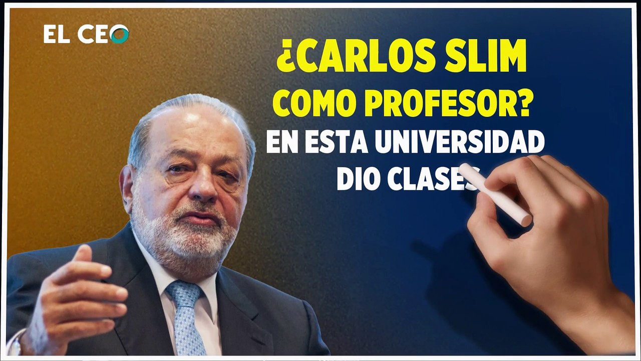 ¿Carlos Slim como profesor?