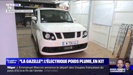 "La Gazelle", une voiture électrique en kit fabriquée en France