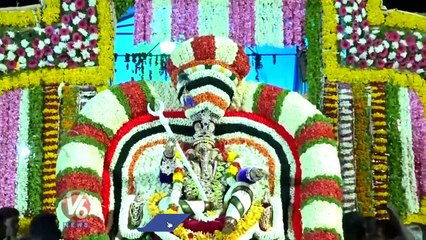 Kanipakam Ganesha Gaja Vahanam Brahmotsavam _ V6 News
