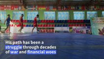 Afghan wushu athletes fight money woes to compete at Asian Games