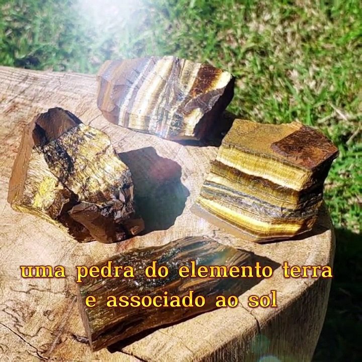 A Pedra Olho de Tigre.
