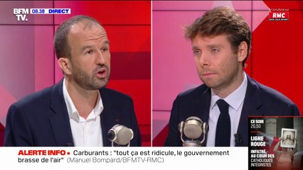 "L'inflation doit être prise en charge par ceux qui en sont responsables", estime Manuel Bompard