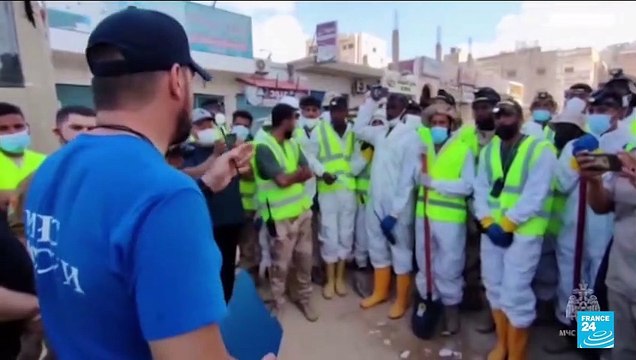 International teams treat injured, search for survivors in Libya