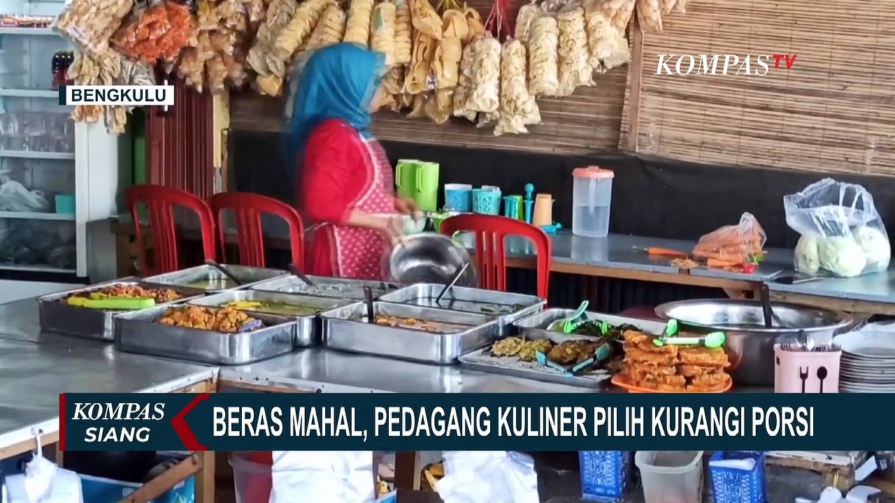 Beras Mahal, Pedagang Kuliner Putar Otak dan Pilih Kurangi Porsi Makanan