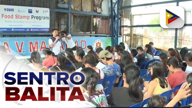 Mga benepisyaryo ng food stamp program ng pamahalaan, muling nakatanggap ng tulong