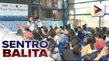 Mga benepisyaryo ng food stamp program ng pamahalaan, muling nakatanggap ng tulong