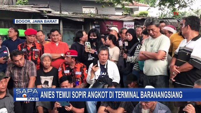Kata Anies Usai Temui Sopir Angkot di Terminal Baranangsiang