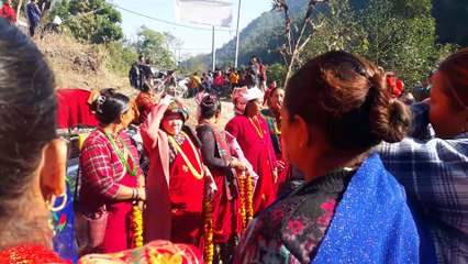 Milan lama and pretty aale arived in poolbari myagdi mela