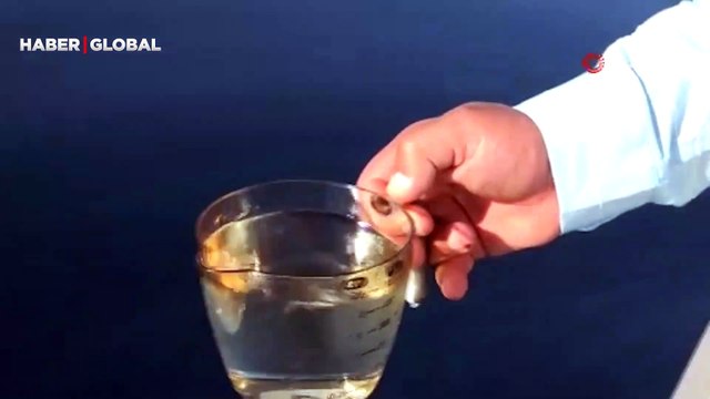 Rize’nin Çayeli ilçesi açıklarında petrol olup olmadığına dair numuneler alındı