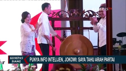 Sampaikan Pidato Sebut Punya Info Intelejen, Jokowi: Saya Tahu Arah Partai