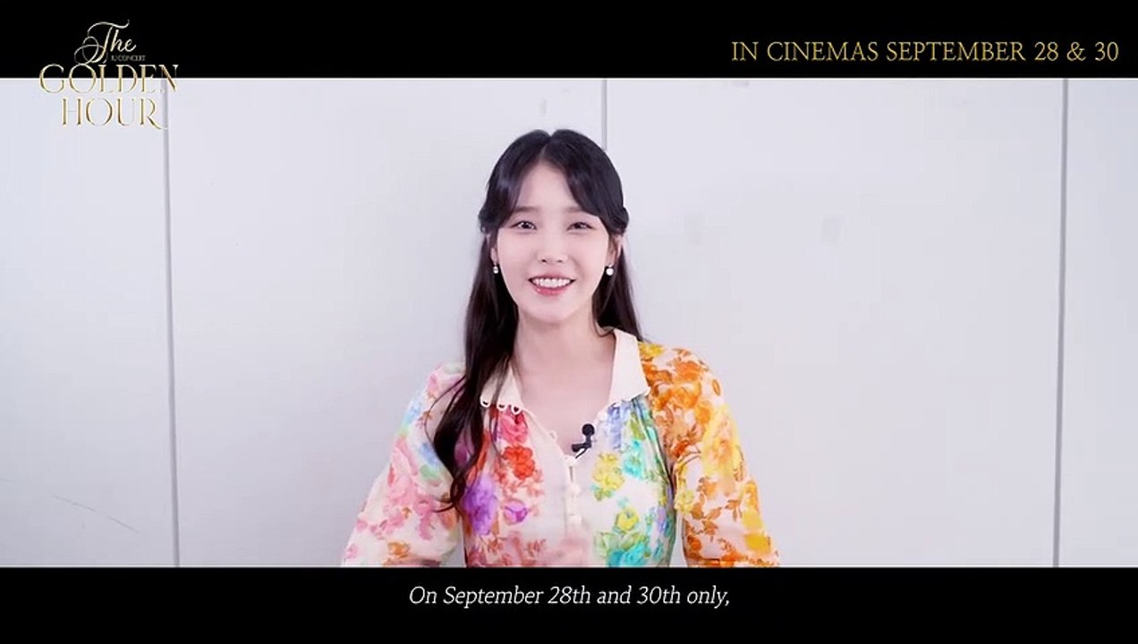 IU Concert The Golden Hour | Promo: Special Message - video Dailymotion