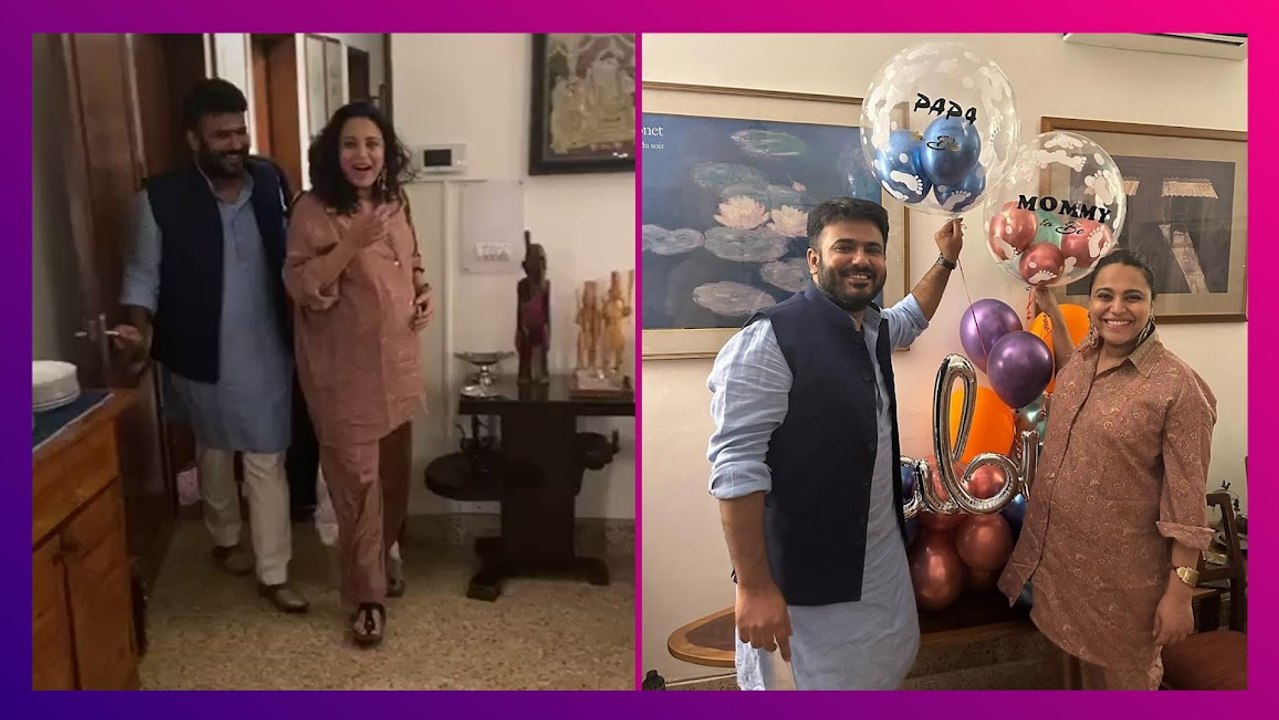 Swara Bhasker এর সাধ, কেক কাটলেন ফাহাদের হাত ধরে