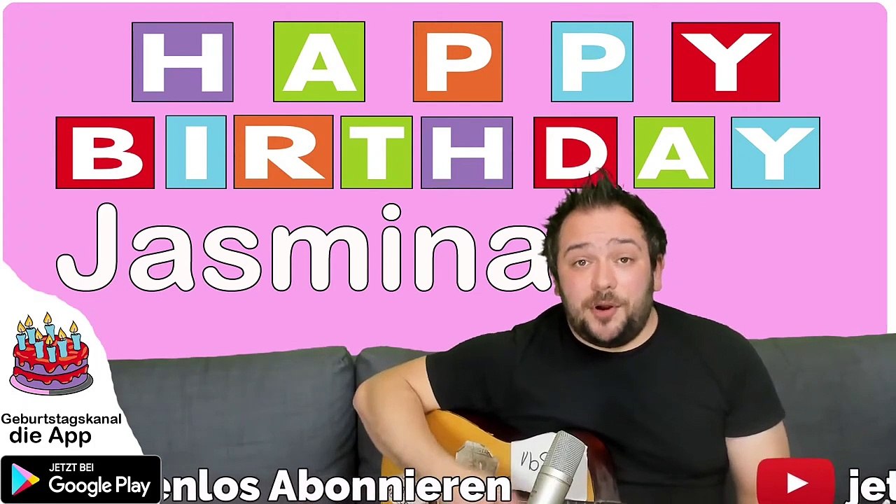 Happy Birthday, Jasmina! Geburtstagsgrüße an Jasmina