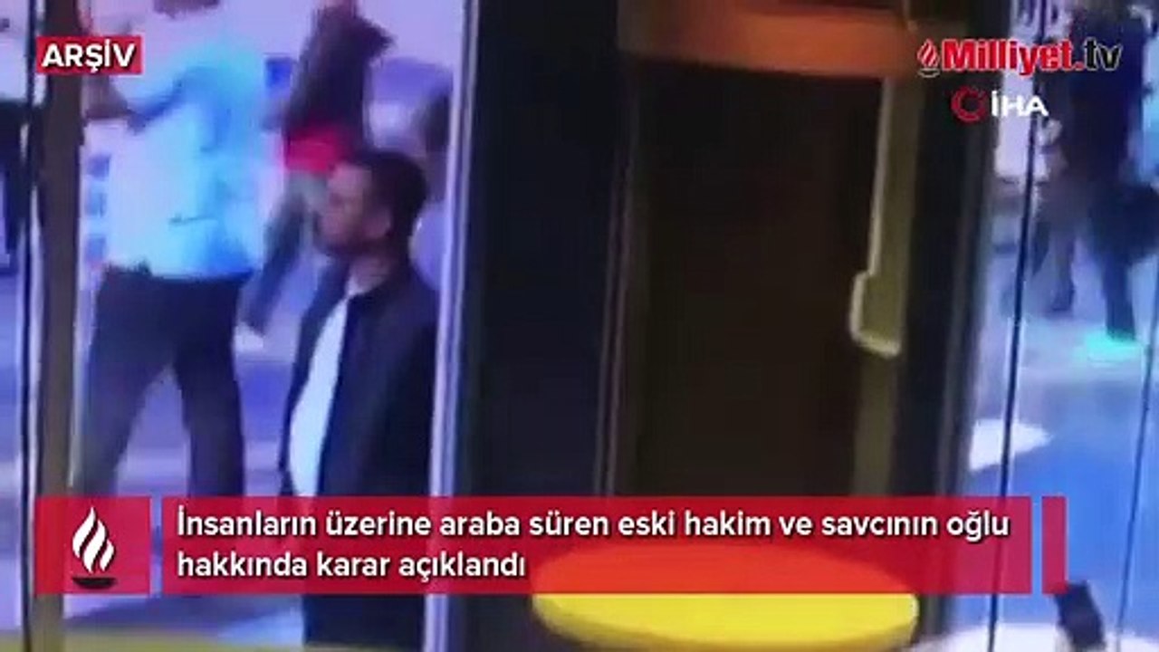 İnsanların üzerine araba süren eski hakim ve savcının oğlu hakkında karar