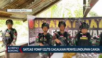 Patroli di Jalur Tikus, Anggota TNI Tangkap Penyelundupan Ganja dari PNG ke Indonesia