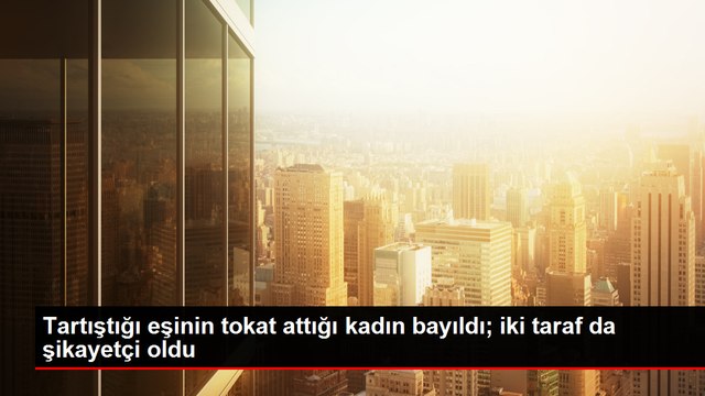 Mamak'ta Eşini Tokatlayan Adam Olayı Cep Telefonu Kamerasına Yansıdı