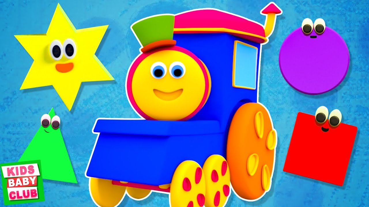 Learn Shapes With Fun Song & Rhyme By Bob the Train