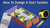 Ductwork sizing, calculation and design for efficiency - HVAC Basics   full worked example