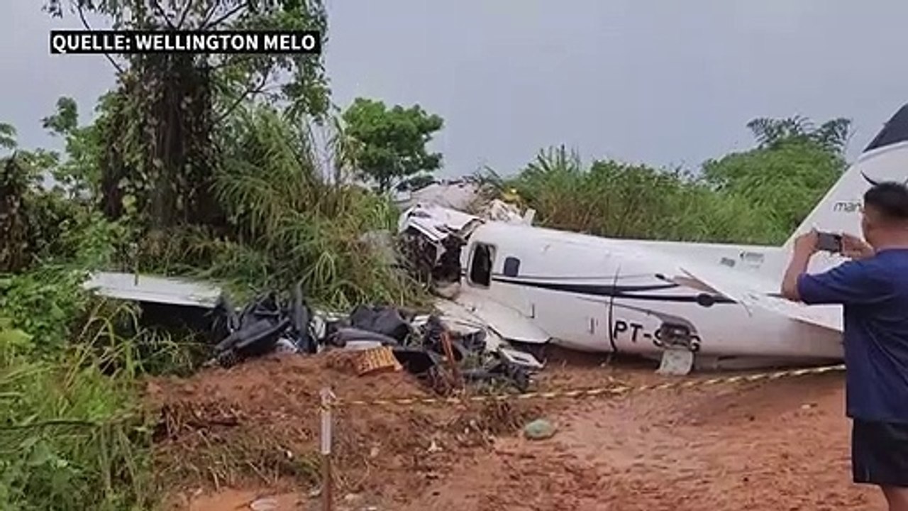 Flugzeugabsturz in Brasilien: Identifizerung der Opfer beginnt