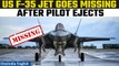 US: Lethal F-35 Fighter jet goes missing after mid-flight emergency in South Carolina| Oneindia News