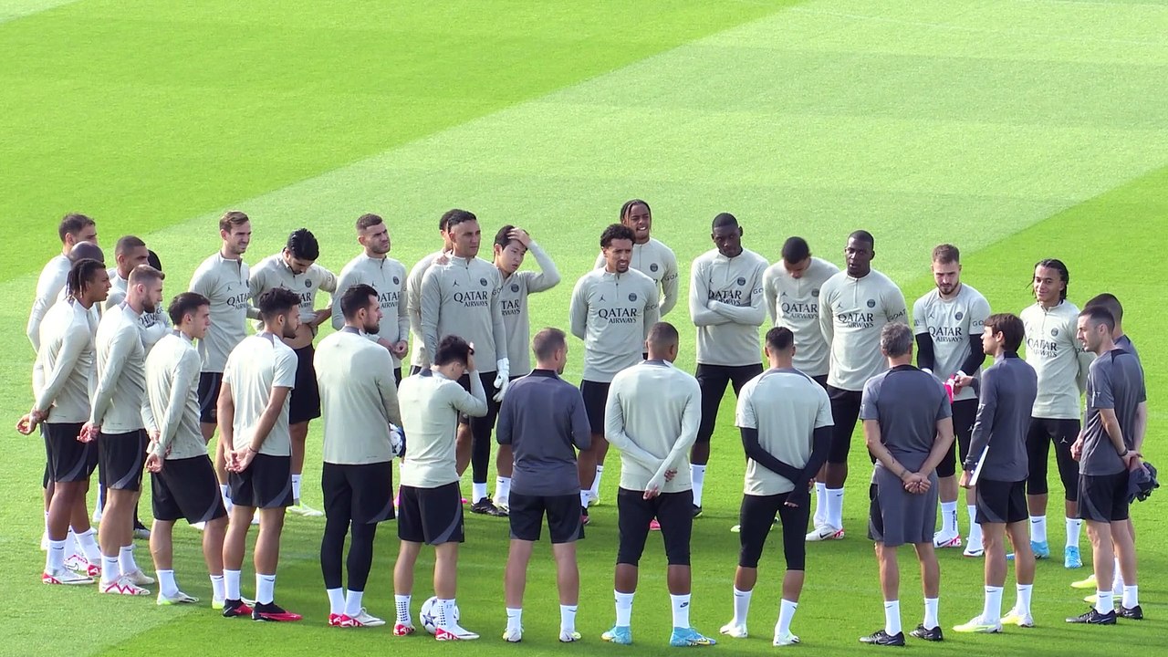 Al-Khelaïfi et Campos présents à l'entraînement du PSG