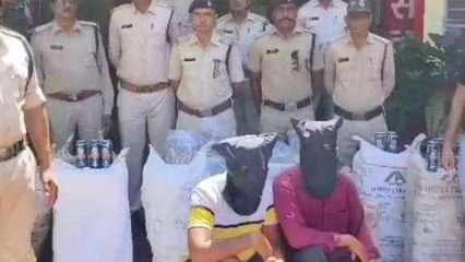 खरगोन: लग्जरी कार ने उगली अवैध शराब,2 तस्कर गिरफ्तार,मचा हड़कंप