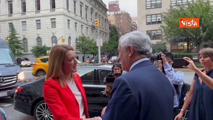 Tajani e Metsola inaugurano la mostra "La Grande Visione Italiana" al Consolato di New York