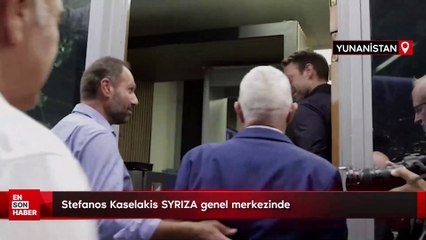 Stefanos Kaselakis SYRIZA genel merkezinde