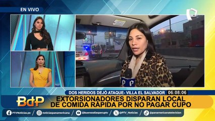 VES: extorsionadores atacan a balazos a trabajadores de un local de comida rápida