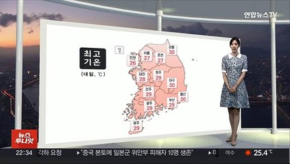 [생활날씨] 내일 중부 곳곳 비 조금…밤사이 짙은 안개