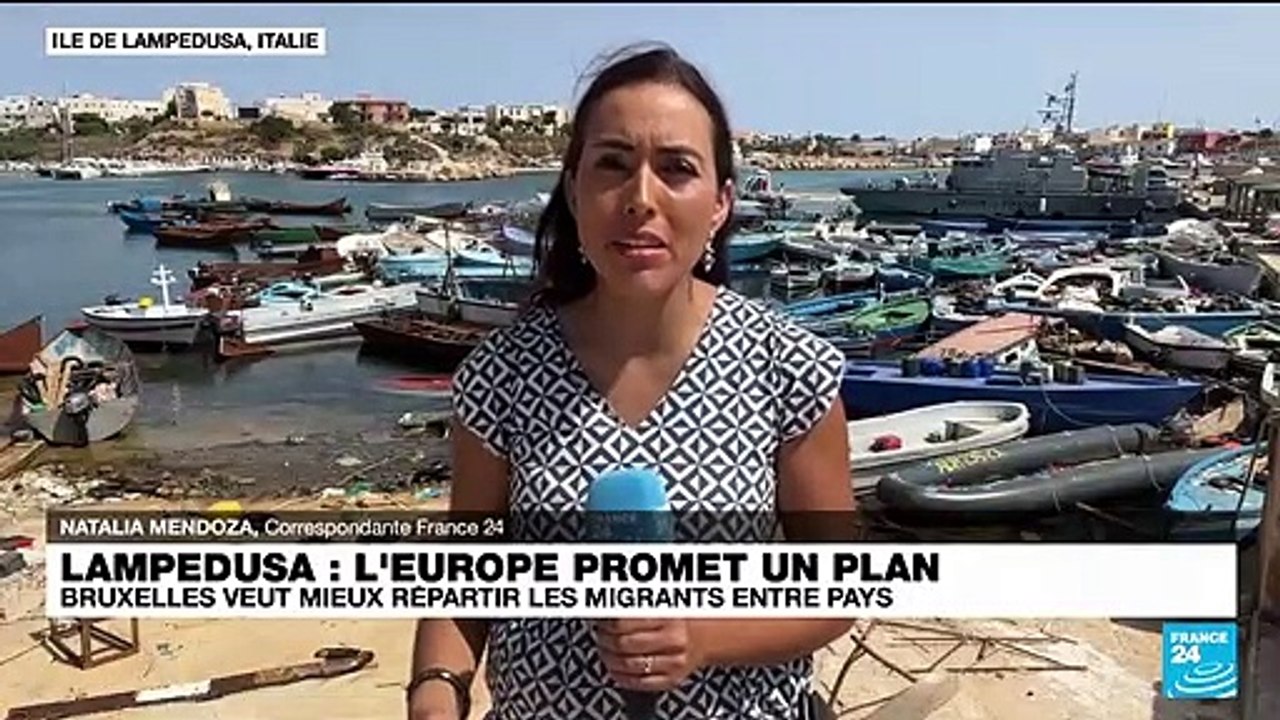 Lampedusa : "Ce matin, deux débarquements de plusieurs centaines de migrants"