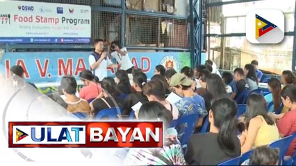 Mga benepisyaryo ng food stamp program ng pamahalaan, nakatanggap ng tulong