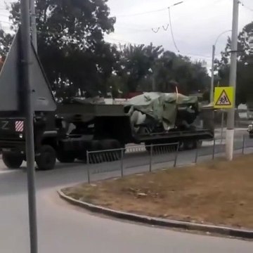 Керчь, немного уставший российский вертолёт Ка-52