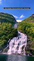 Geiranger Fjord waterfall, Norway