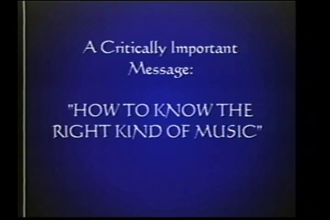 Youth 08 How to Tell the Right Kind of Music - ALAN IVES