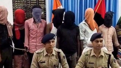 मुजफ्फरपुर: पुलिस ने बड़े गिरोह का किया पर्दाफाश, 9 बदमाशों को धर दबोचा